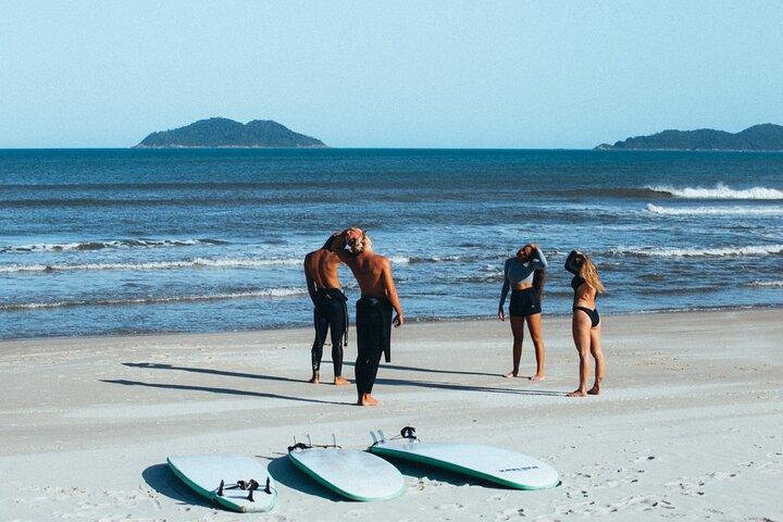 Surf Lesson with Qualified Instructor in Florianópolis