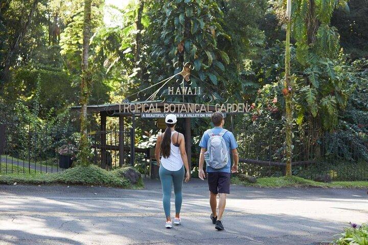 Big Island Waterfalls Tour with Swimming and Botanical Garden
