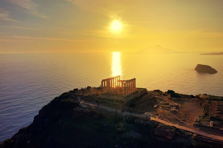 From Athens: Half day tour to Temple of Poseidon, Cape Sounio (Athens Riviera)