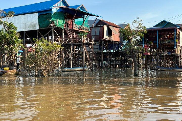 Half Day Kompong Pluck stilt home Village on Tonle Sap & Sunset