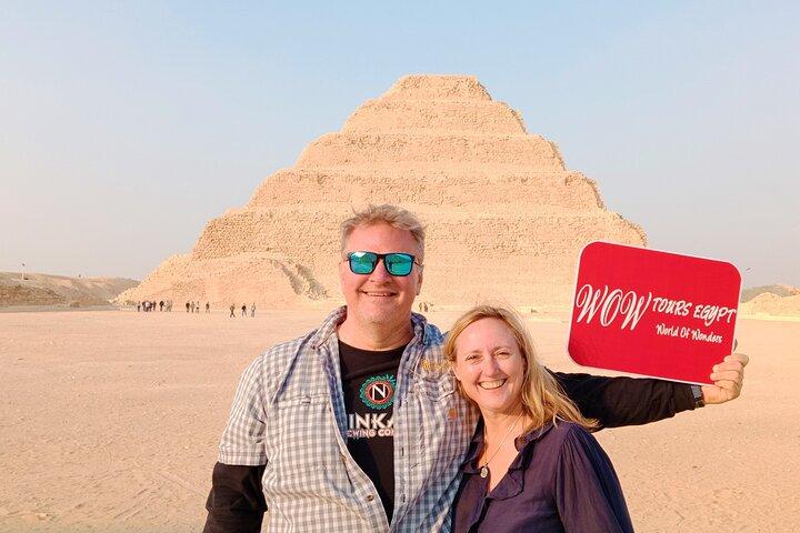 pyramids, Sakkara and Dahshur Day tour-Car, tickets, guide, Lunch