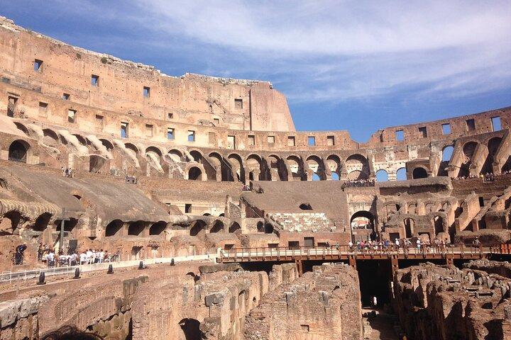COLOSSEUM UNDERGROUND AND ARENA/ FLOOR Private Tour