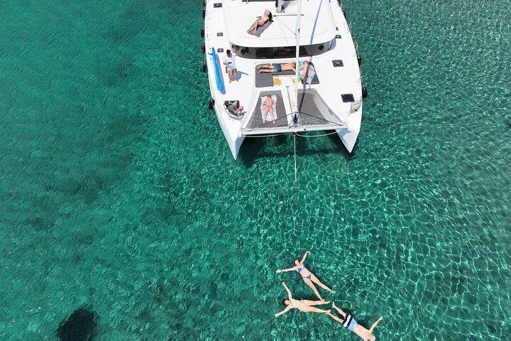Athens Private Full day Catamaran cruise with meal & drinks