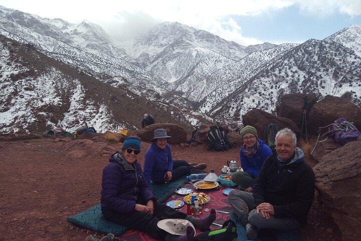 Hiking and summiting the Atlas Mountains day trip from Marrakech