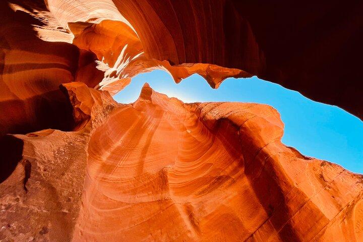 Trifecta of Upper and Lower Antelope Canyon with Horseshoe Bend