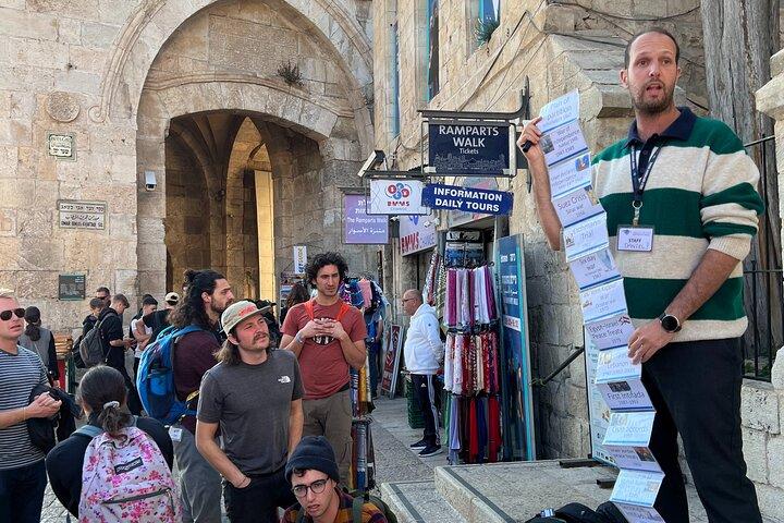 Best seller! Jerusalem old city four quarters tour