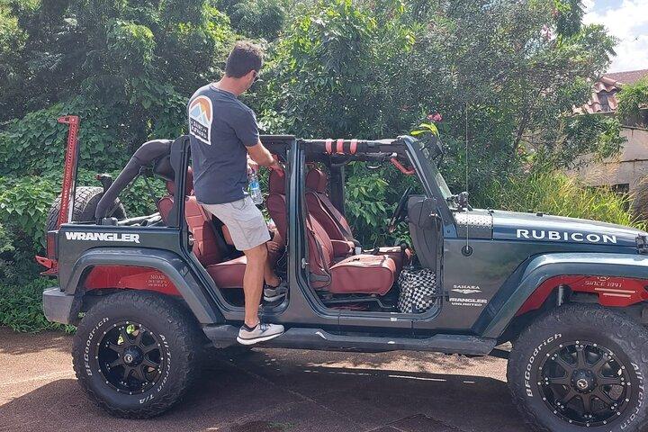 Private CMV Jeep Off Roading Tour in Montserrat