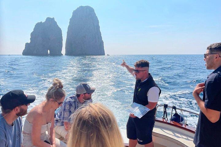 Sorrento: Capri Select Boat Trip with Swim, Drinks & Pick Up
