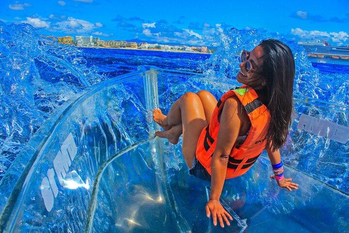 1 hour Private Navigation in Transparent Boat Arco de Los Cabos
