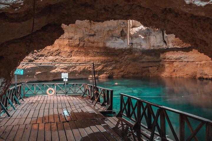 Sacred Waters: 3 Cenotes & Hidden Lagoon from Cancun