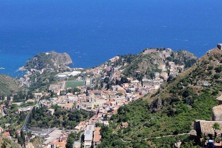 Private Tour Castelmola, Taormina and Messina. Departure from Messina