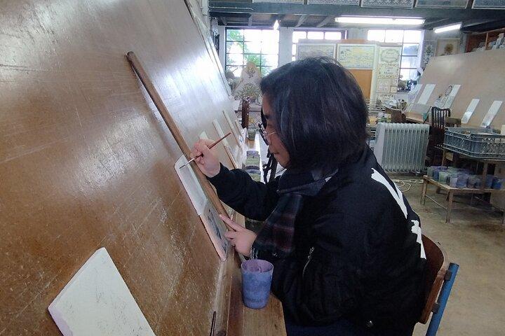Private Tile Painting Workshop, Wine & Sesimbra Tour from Lisbon
