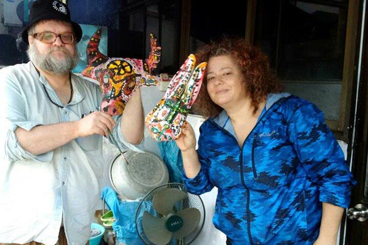 Paper Mask Making Class