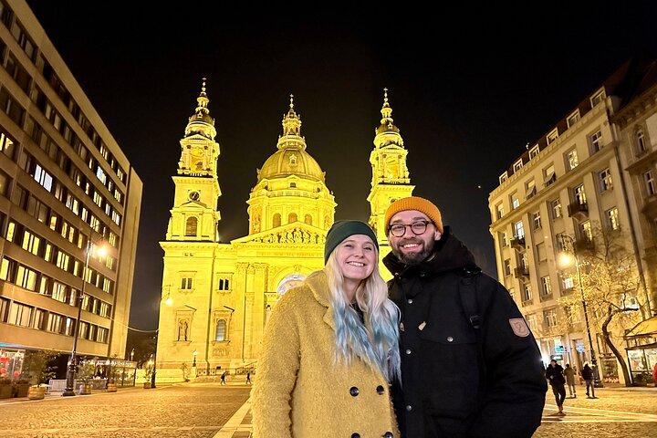 The Bright Lights of Budapest - Private Walking Tour with Boat Cruise & Drink