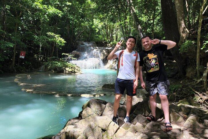 Private Exclusive Kanchanaburi Erawan and Bamboo Rafting Tour