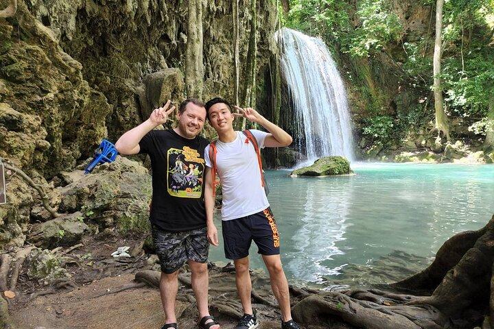 Private Exclusive Kanchanaburi Erawan and Bamboo Rafting Tour