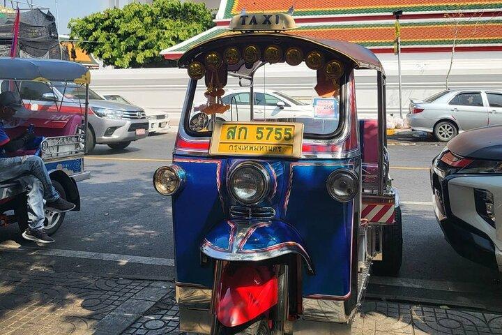 Experience Bangkok with typical Thai tuk-tuk