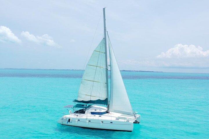Private Catamaran Tour to Isla Mujeres, Snorkeling* from Cancun