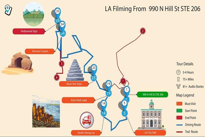 Los Angeles: Self-Guided Tour of Iconic Filming Locations
