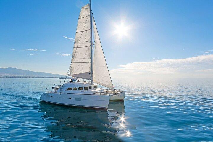 Mykonos Catamaran Cruise with Meal Drinks and Sup