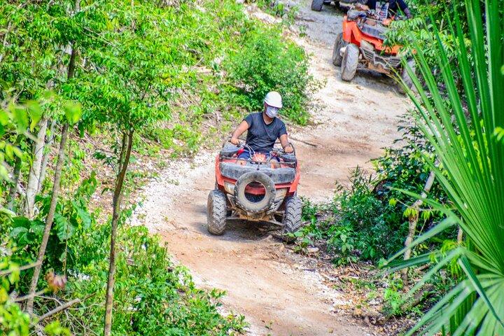 ATV Tour, Ziplines, Mayan Cenote, Tacos, Tequila and Transport