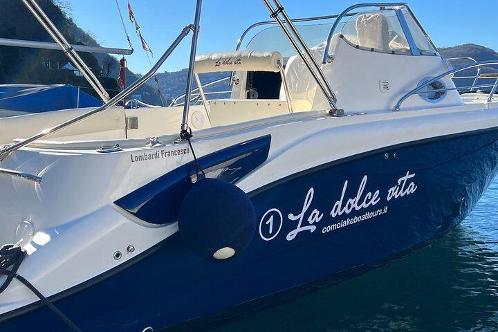 Glamour tour (3 H) speed boat stop in Bellagio