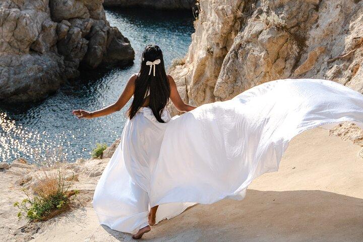 Dubrovnik: Private Flying Dress Photoshoot Experience