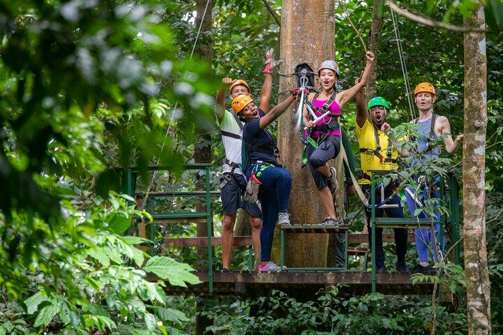 St Lucia Ultimate 3 Package: Aerial Tram, Zipline and Hiking