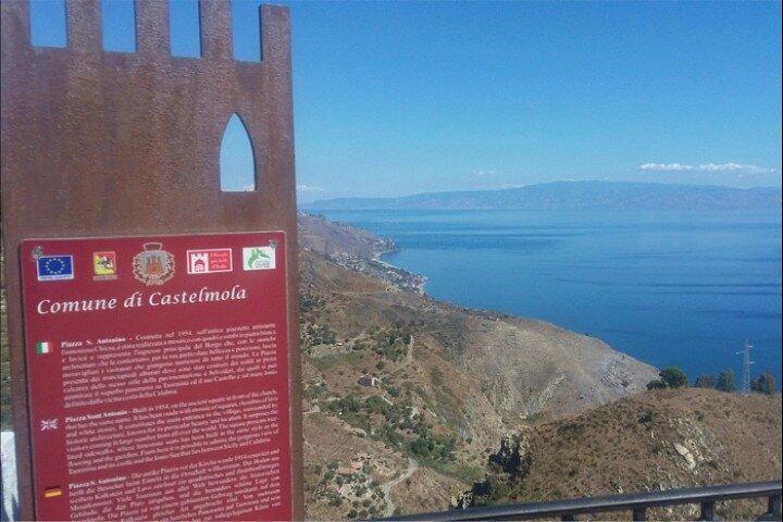 Private Tour Castelmola, Taormina and Messina. Departure from Messina