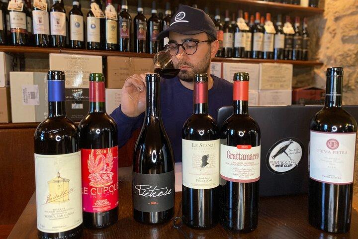 Tuscan Wine Tasting with Professional Sommelier in Montepulciano