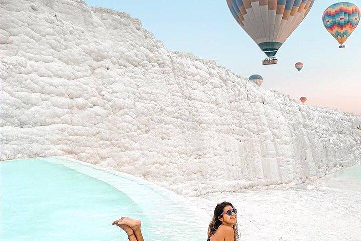 From Fethiye Pamukkale Day Trip w/Hot Aİr Balloon Ride & Lunch