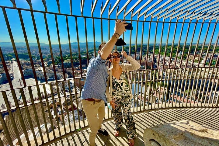 Rome St Peters Basilica, Tomb, Grottoes and Climb the Dome Tour