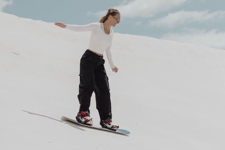 Sandboarding in Atlantis Dunes