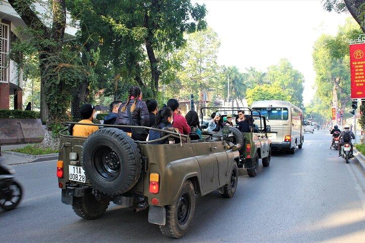 Hanoi Jeep Tours Led By Women: City & Red River Half Day