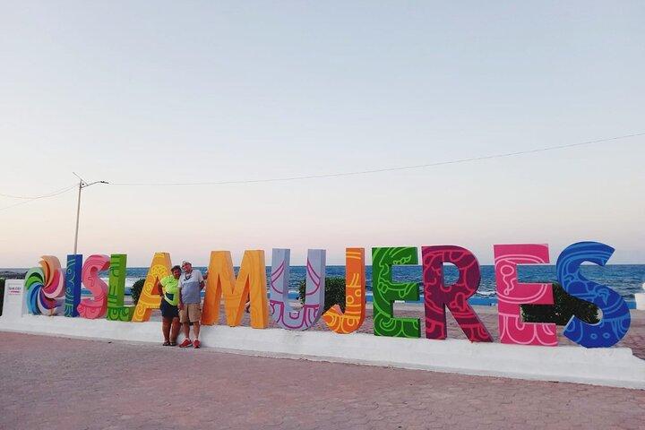 Catamaran to Isla Mujeres at sunset pick up Cancun