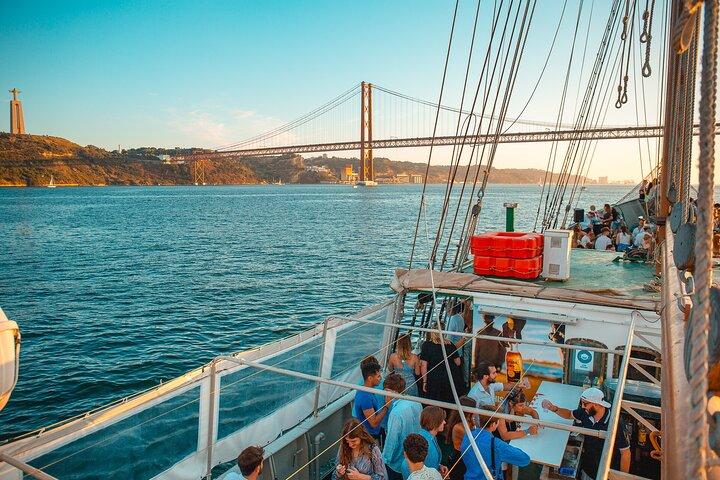 Lisbon Boat Party with Views, and Sunset Sailing