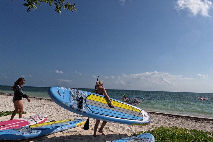 Stand Up Paddle Yoga Experience in Cancun