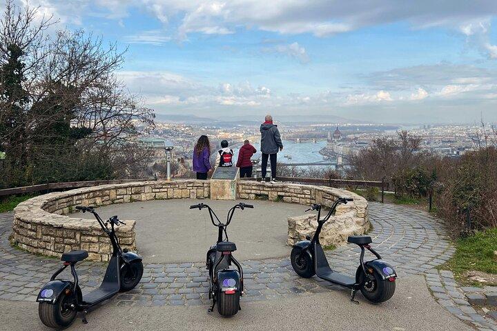 Budapest Citadel Tour on E-Scooter with The Best Panoramic Views
