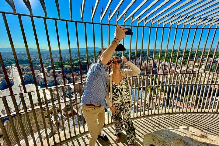 Rome St.Peter Dome, Basilica, Grottoes Morning Private Tour