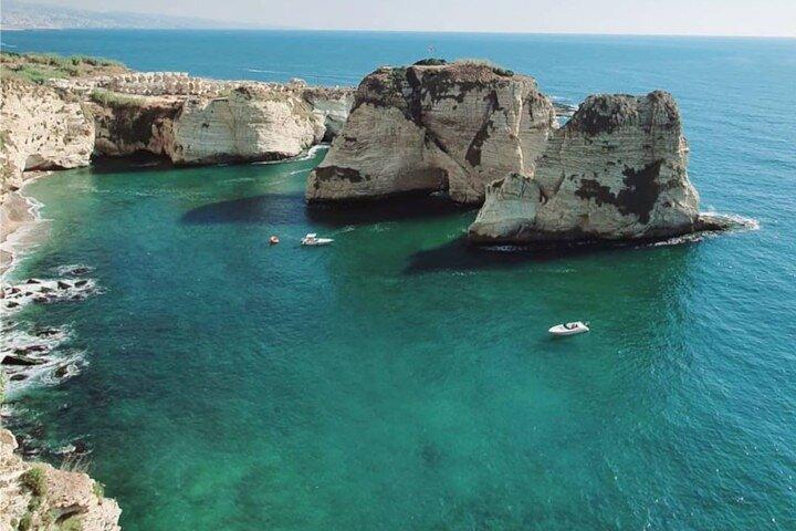 Pigeon Rocks Boat Ride Beirut (Raouche Rocks)