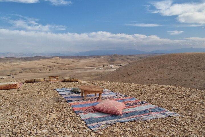 Private: Magical Dinner And Agafay Desert & Sunset Camel Ride