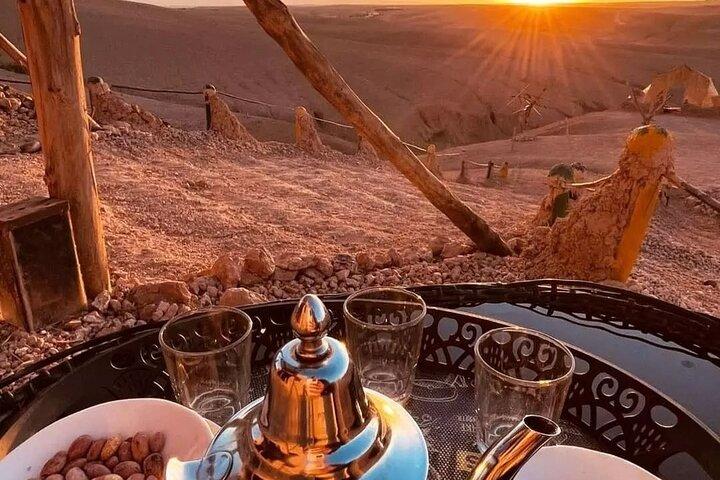 Private: Magical Dinner And Agafay Desert & Sunset Camel Ride