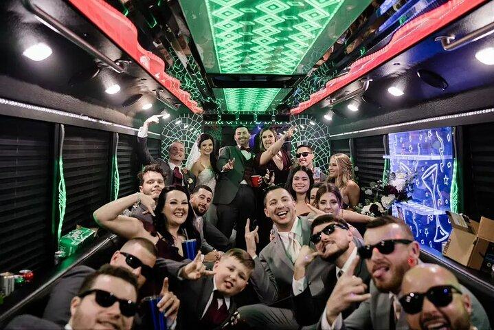 Private Party Bus Tour of the Las Vegas Strip Champagne Toast