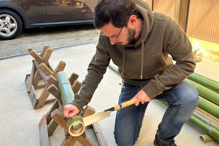Bamboo LED Lantern Making Experience in Kyoto Arashiyama