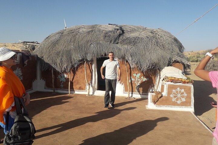Off the beaten track overnight Camel Safari Tour Jaisalmer