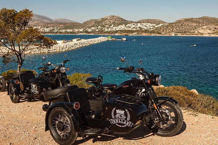 Half Day Sidecar Private Tour to Cape Sounio & Temple of Poseidon