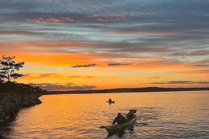 Sunset Sea Kayak Tour on Casco Bay