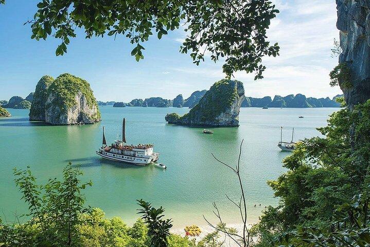 Garden Bay Cruises - Traditional Wooden Boat to Bai Tu Long Bay