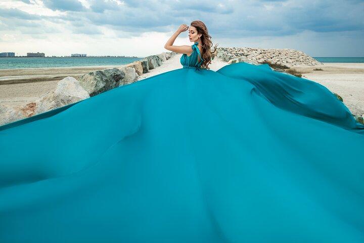 Dubai Flying Dress Photoshoot