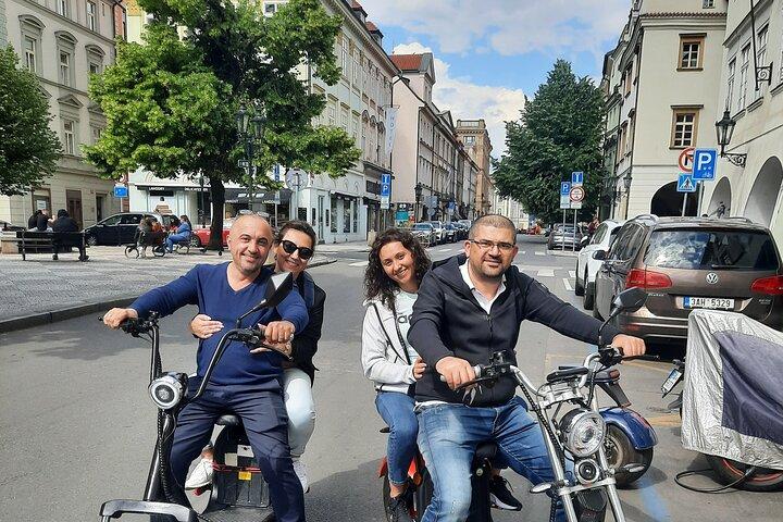 Guided sightseeing e-scooter tour of Prague: 2 hours